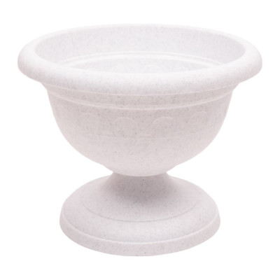 Низкий вазон Martika Колывань 1.1 л, диаметр 18 см, мрамор С143М