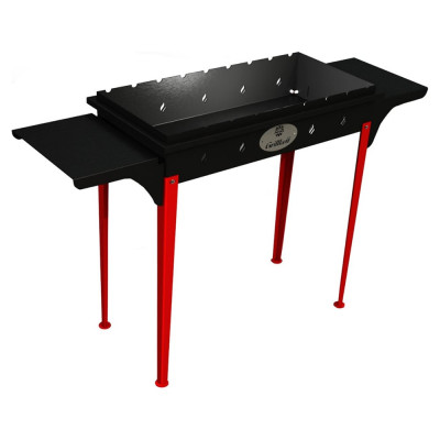 Мангал "стационарный" 1 с двумя боковыми столиками Grillkoff 90