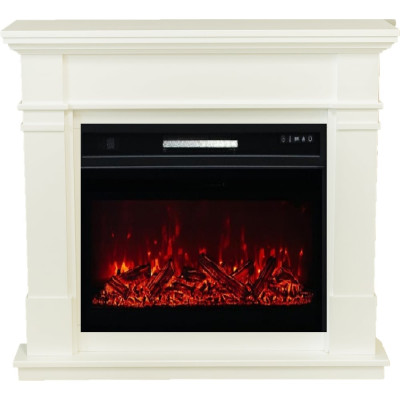 Каминокомплект ELEKAM keos с очагом pulsar 23 белый 100118