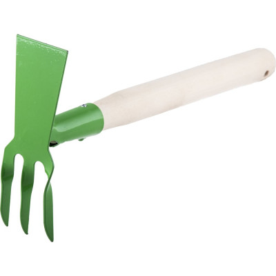 Мотыжка ООО ПК Тандем-АГРО МКП 3-1 3 зуба и мотыжка, черенок высшего сорта 350 мм 4670016431172