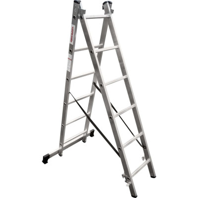 Алюминиевая двухсекционная лестница Новая Высота NV1220 2x6 1220206