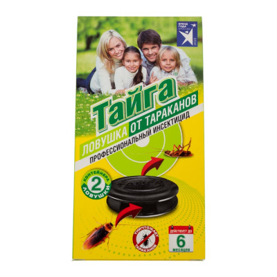 Ловушка от тараканов Тайга 2 шт. ИН-20