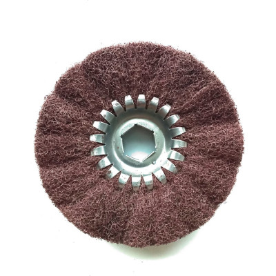 Круг нетканный для сатинирования Toyev NPB 150 х24/6х30мм 4 слоя,Brown,A/M 005642