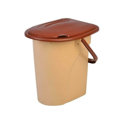 Ведро туалет с крышкой Elf Plast 22 л ХТ729