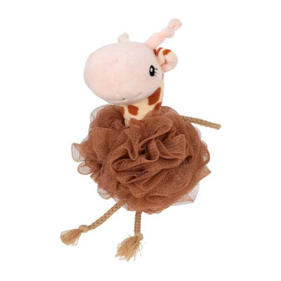 Мочалка для нежной и чувствительной кожи Банные Штучки "Жирафик", 17x12 см, soft, для бани и сауны 40377