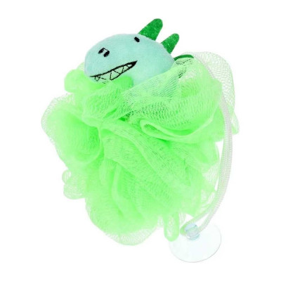 Мочалка для нежной и чувствительной кожи Банные Штучки "Динозаврик", 10x12 см, soft, для бани и сауны 40379