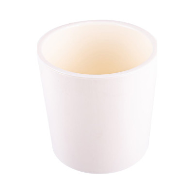 Горшок для цветов Полимербыт Genius 3,9 л, с дренажной вставкой, d182, h180 мм, молочный 437650700