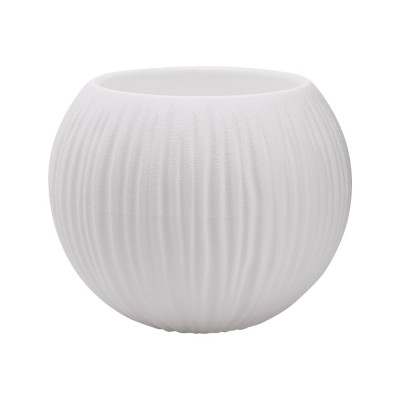 Кашпо bmc КШ-9521 "Сфера" d13.5см, h16см, 1,7л, Белый 065940