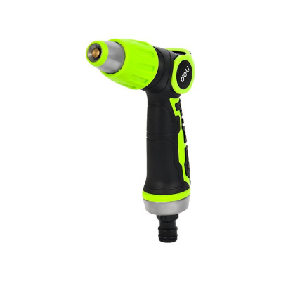 Пистолет-распылитель DELI поливочный бескурковый (3 режима распыления, корпус из цинкового сплава, прорезиненная рукоять) DL8072 133704