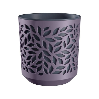 Кашпо bmc КШ 9571 Leaves 2 5 л h16 d 16 см СливаАнтрацит 065937