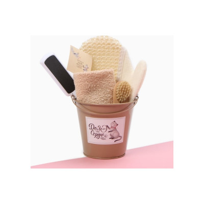 Подарочный набор Этель Home sweet home полотенце и аксессуары 4686469