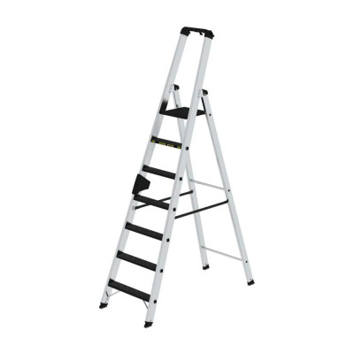 Стремянка MUNK 7 ступеней с покрытием Clip-Step R13 с рукояткой Ergo-pad нагрузка до 250 кг 042707