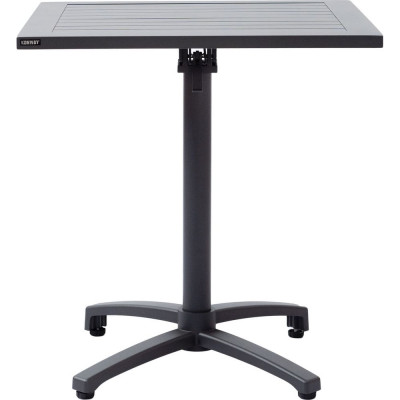 Стол садовый ИЗИ складной 70x70 см, алюминий, антрацит ООО "Фотон" Konway К-0403