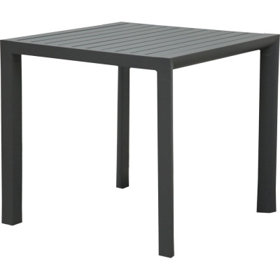 Стол садовый ТОРОНТО 80x80 см, алюминий, антрацит Konway KN-6220