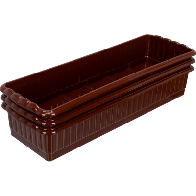 Поддон для рассады PALISAD 470x166x82 мм, пластиковый, 3 шт, под 12 горшочков 250 мл. 643443