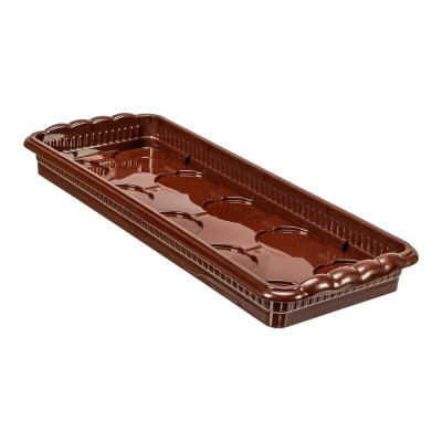 Набор для рассады PALISAD, поддон 380x155x40 мм, 10 горшочков по 250 мл с выдвижным дном 643449