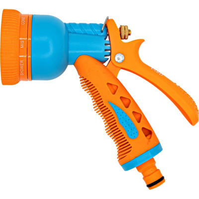 Пистолет поливочный Yard для шланга, 8 режимов, пластиковый 64-2-028