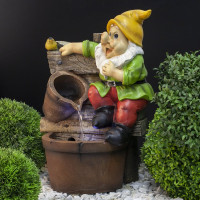 Уличный фонтан GREEN APPLE GAUF02 Гном 56 см Б0043462