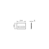 Кнопка для VITRA Loop T 740-XXXX, гл.хром 740-0780