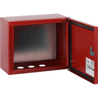 Щит с монтажной панелью ЭРА SIMPLE КРАСНЫЙ ЩМПг-02 IP54, 250x300x175, Б0047700