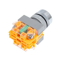 Кнопочный выключатель Dekraft ВК22-ABF-YEL 25125DEK