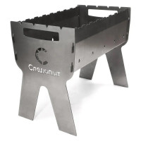 Складной фигурный мангал Следопыт 502x290x400 мм, толщина 2 мм, без шампуров, в сумке PF-GR-16