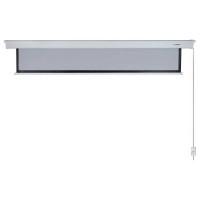Экран с электроприводом Master Control Lumien 197х280 см (раб.область 153х272см) (123") High Contrast черн. кайма сверху \3\ 121510