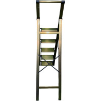 Алюминиевая стремянка SevenBerg calipso 5 широких ступеней золотая Calipso-5 gold
