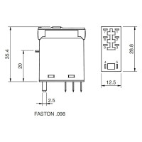 Промежуточное реле ComatReleco C12-A21FX/DC24V PN84844