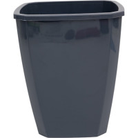 Квадратное кашпо Martika Лаунж с дренажной вставкой, 4 л, чернильно-серое, С372ЧСЕР