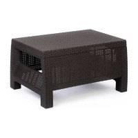 Комплект садовой мебели WORKY фазенда-2 (2-х местный диван + кофейный столик), искусственный ротанг, мокко, без подушек ARD258163