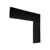 Комплект подушек WORKY для углового дивана (набор из трех подушек черного цвета) ARD257963