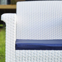 Комплект подушек WORKY для углового дивана (набор из трех подушек темно-синего цвета) ARD257959