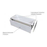 Фронтальная панель Радомир к ванне Патрисия 185x85 1-21-0-0-0-333