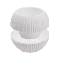 Кашпо bmc КШ-9521 "Сфера" d13.5см, h16см, 1,7л, Белый 065940