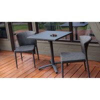 Стол садовый ИЗИ складной 70x70 см, алюминий, антрацит ООО "Фотон" Konway К-0403