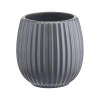 Цветочный горшок Tkano Edge серого цвета, 2.7 л TK22-DEC-PT0005