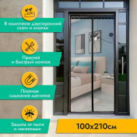 Противомоскитная сетка Rosenberg 100x210 см R-400035