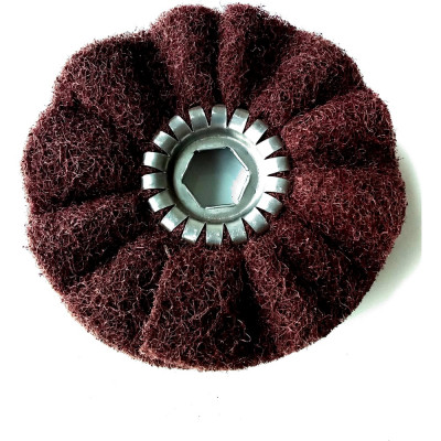 Круг нетканный для сатинирования Toyev NPB 150 х24/6x35мм 2слоя,Brown, A/M 005644