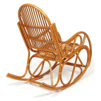 Кресло-качалка Tetchair VIENNA (разборная) / без подушки / ротанг top quality, 58x133x102 см, Cognac (коньяк) 12997