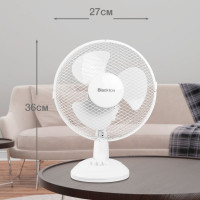 Вентилятор настольный Blackton Bt F1117 белый 86195748