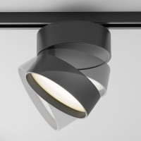 Трековый светильник MAYTONI ONDA LED 18W Алюминий Черный TR007-1-18W3K-B-1