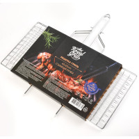 Решетка-гриль ROYALGRILL 32x21 см, съемная ручка, 80-222