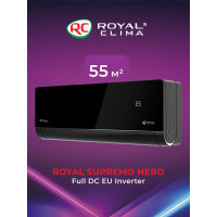 Инверторная сплит-система Royal Clima ROYAL SUPREMO NERO FULL DC EU Inverter RCI-RSN55HN/IN/RCI-RSN55HN/OUT