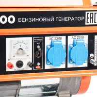 Генератор бензиновый Gramex HEG-4000 / бензогенератор 3.3кВт/ электростанция 230В/ электрогенератор 7.0 л.с. 020362