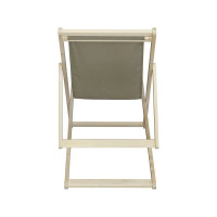 Шезлонг Мебелик ткань светло-серый 9102