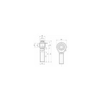 Шарнирный наконечник TECHNIX POS25EC POS25ECTECHNIX