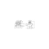 Подшипниковый узел TECHNIX UCPA206 UCPA206TECHNIX