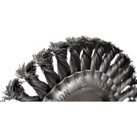 Кордщетка для УШМ (150х22 мм) радиальная витая ЧЕГЛОК 16-24-150