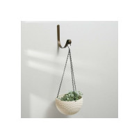 Кованый кронштейн для кашпо Сималенд 17 см, металл, бронза 6901111